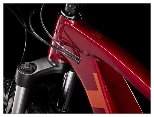 VTT Électrique Semi-Rigide Trek Marlin+ 6 Shimano Cues U4000 9V 400 Wh 27.5'' Rouge 2024 – Image 9