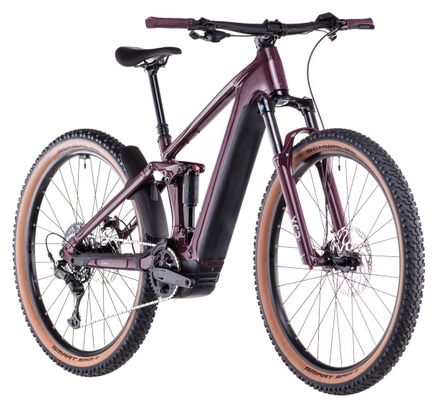 VTT Électrique Tout-Suspendu Cube Stereo Hybrid One22 Pro 800 Shimano Cues 10V 800 Wh 29'' Rouge Amarone 2025 – Image 2