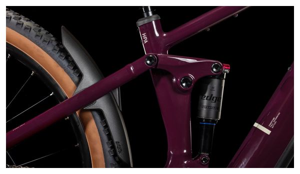 VTT Électrique Tout-Suspendu Cube Stereo Hybrid One22 Pro 800 Shimano Cues 10V 800 Wh 29'' Rouge Amarone 2025 – Image 9