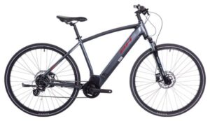 VTC Électrique BH Atom Cross Shimano Altus 8V 500 Wh 700 mm Gris Plata 2023 - Produit Reconditionné