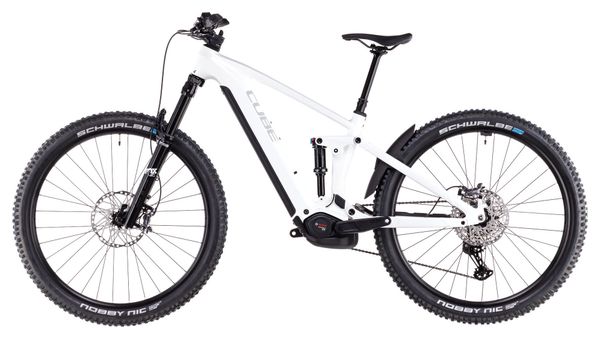 VTT Électrique Tout-Suspendu Cube Stereo Hybrid One44 EXC 800 Shimano Deore XT 12V 800 Wh 29'' Blanc Marble 2025 – Image 4