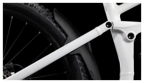 VTT Électrique Tout-Suspendu Cube Stereo Hybrid One44 EXC 800 Shimano Deore XT 12V 800 Wh 29'' Blanc Marble 2025 – Image 9