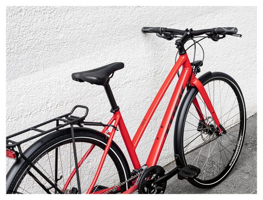 Vélo de Ville Trek FX 2 Disc Equipped Stagger Shimano Acera/Altus 9V 700 mm Rouge 2023 – Image 3