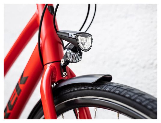 Vélo de Ville Trek FX 2 Disc Equipped Stagger Shimano Acera/Altus 9V 700 mm Rouge 2023 – Image 6