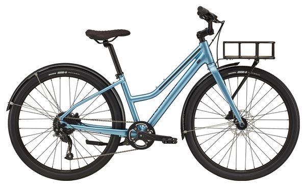 Vélo de Ville Fitness Cannondale Treadwell EQ Remixted Shimano Altus 9V 650b Bleu Alpine