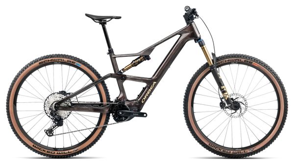 VTT Électrique Tout-Suspendu Orbea Rise SL M10 Shimano Deore XT/SLX 12V 420 Wh 29'' Gris Cosmic Carbon View 2025
