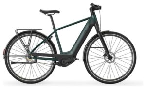 Vélo de Ville Électrique Btwin LD 920 E Cadre Haut Moteur Automatique Owuru 702Wh 700mm Noir