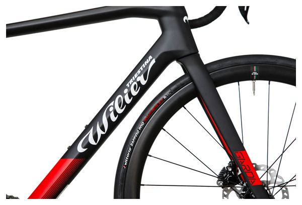 Vélo de Route Wilier Triestina Garda Disc Shimano 105 11V 700 mm Noir/Rouge – Image 6