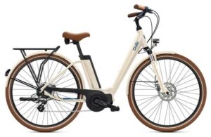 Vélo de Ville Électrique O2 Feel iVog City Up 4.1 Shimano Altus 8V 400 Wh 28'' Blanc Lin