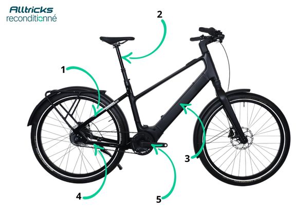 Vélo Ville Electrique Winora iRide PURE R5f Shimano Nexus 5V 400Wh Noir 2024 – Image 3