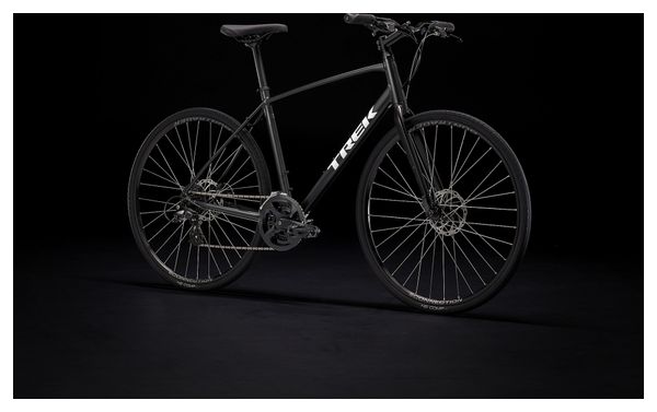 Vélo de Ville Sportif Trek FX 1 Disc Shimano Tourney/Altus 8V 700 mm Noir Satin – Image 2