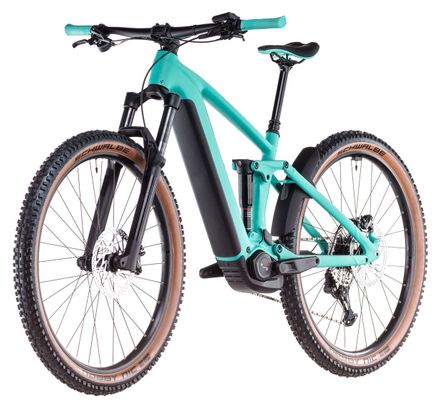 VTT Électrique Tout-Suspendu Cube Stereo Hybrid One44 EX 800 Shimano Deore/Deore XT 12V 800 Wh 29'' Bleu Scuba 2025 – Image 3
