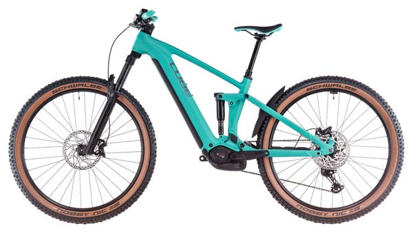 VTT Électrique Tout-Suspendu Cube Stereo Hybrid One44 EX 800 Shimano Deore/Deore XT 12V 800 Wh 29'' Bleu Scuba 2025 – Image 4
