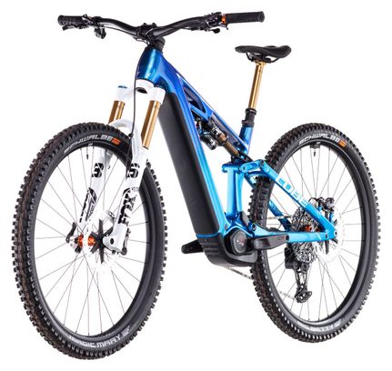 VTT Électrique Tout-Suspendu Cube Stereo Hybrid One44 HPC AT 800 Sram X0 Eagle AXS 12V 800 Wh 27.5'' Bleu Actionteam 2025 – Image 3