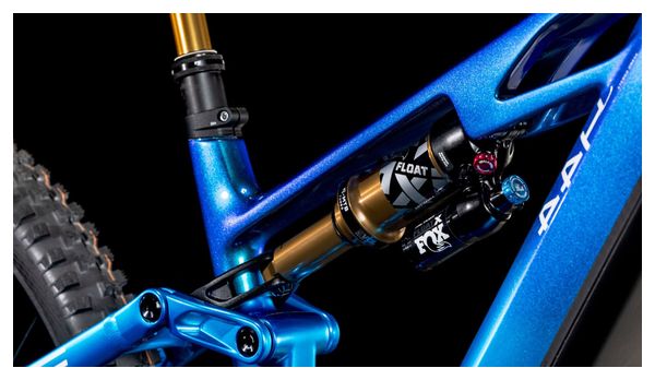 VTT Électrique Tout-Suspendu Cube Stereo Hybrid One44 HPC AT 800 Sram X0 Eagle AXS 12V 800 Wh 27.5'' Bleu Actionteam 2025 – Image 8