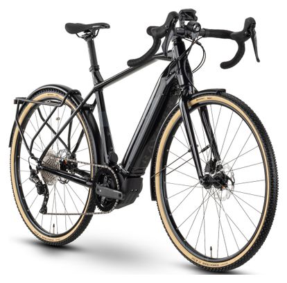Vélo de Gravel Electrique Raymon GravelRay E 6.5 Street Shimano GRX 11V 410Wh 700mm Noir – Image 2