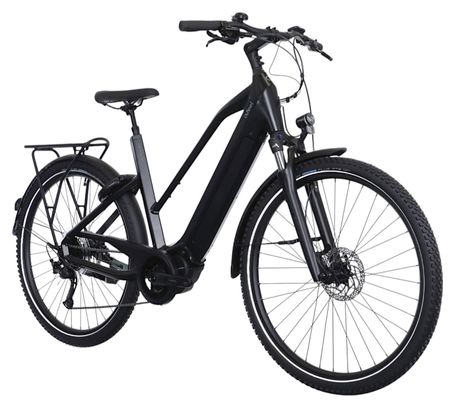 VTC Électrique O2 Feel iSwan Explorer Mid 6.2 Shimano Alivio 9V 540 Wh 27.5'' Noir Intense – Image 2