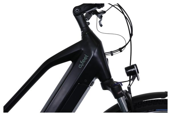 VTC Électrique O2 Feel iSwan Explorer Mid 6.2 Shimano Alivio 9V 540 Wh 27.5'' Noir Intense – Image 5
