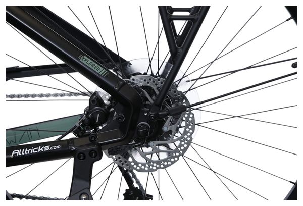 VTC Électrique O2 Feel iSwan Explorer Mid 6.2 Shimano Alivio 9V 540 Wh 27.5'' Noir Intense – Image 8