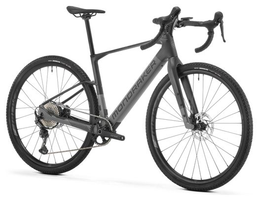 Vélo de Gravel Electrique Mondraker Dusty Shimano GRX 12V 350Wh 700mm Gris/Noir 2025 – Image 2