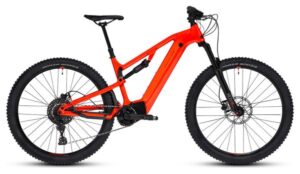 VTT Électrique Tout-Suspendu Rockrider E-Expl 520 S Microshift Advent 10V 500Wh 29'' Rouge Vif 2024