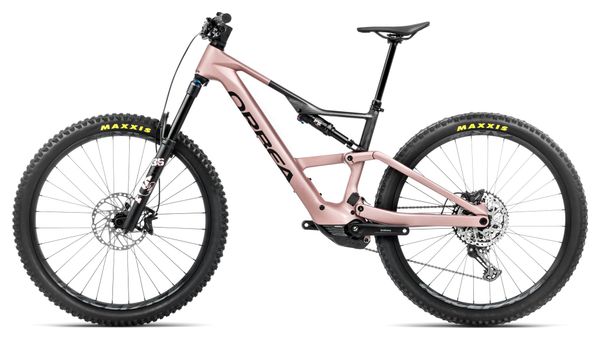 VTT Électrique Tout-Suspendu Orbea Rise LT M20 Shimano SLX 12V 630 Wh 29'' Rose Desert Gris Carbon Raw 2025 – Image 2