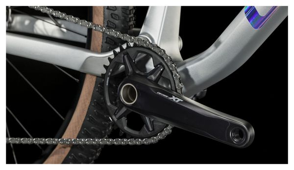 VTT Tout-Suspendu Cube AMS Zero99 C:68X Race 29 Shimano XT 12V 29'' Argent – Image 9