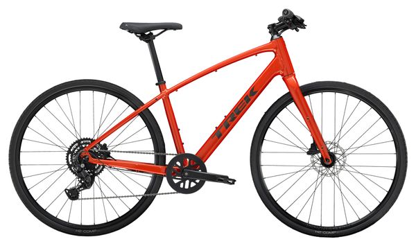 Vélo Fitness Trek FX 2 Shimano Cues 9V 700 mm Rouge Gén. 4