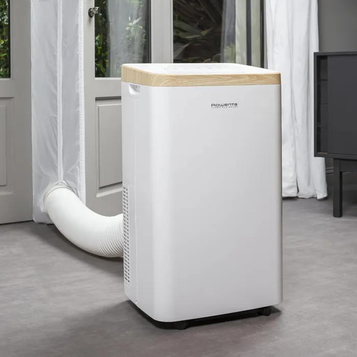 ROWENTA Turbo Eco Sense+ Climatiseur portable, Performance énergétique, Refroidissement puissant, Compact, Fonction éco, AU5620F0 – Image 4